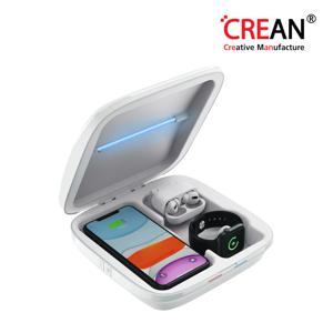 크레앙 애플전용 UV 무선 충전 살균기(CREUVST2)