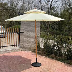 솔리드 2단 파라솔 2700mm 정원 테라스 야외 햇빛 가림막