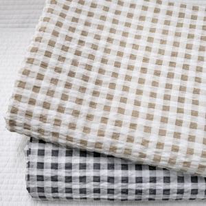 스몰체크 시어서커 얇은 여름 홑이불 2개 세트(2colors)