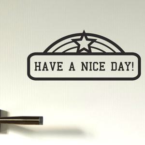 Have a nice day 레터링 포인트 스티커