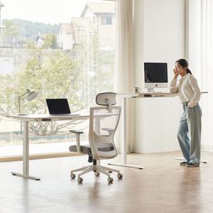 듀얼모터 높이조절 책상 모션데스크 직각프리미엄 2STEP1200/1400/1600/1800