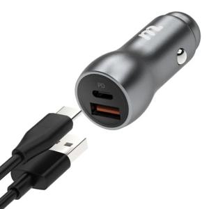 38W 2포트 차량용 Q3 시거잭 고속 충전기 (C타입+USB)