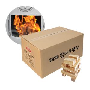 캠핑장작 화목난로 마른 참나무 장작 16kg