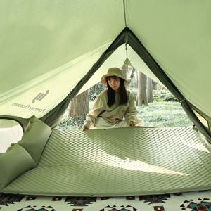 [해외] 캠핑용 간이 야전침대 접이식 에어침대 캠핑침대