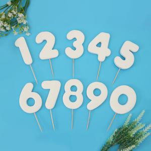 클레이숫자초 모형케이크 클레이 돌 백일 어린이집생일케이크