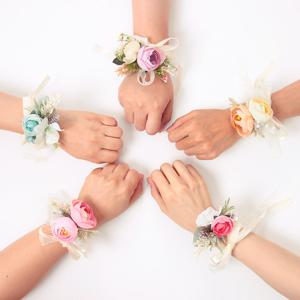 꽃팔찌 브라이덜샤워 셀프 웨딩 소품