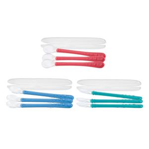 실리콘 롱핸들 이유식 스푼과 케이스(3P)/케이스1개