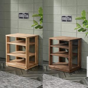 심우 24T 고무나무원목 690 오디오장식장 거실장 2colors