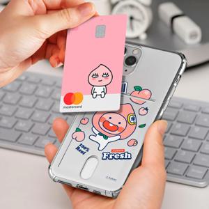 카카오프렌즈 리틀 프루티 투명방탄 카드케이스