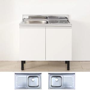 싱크대 완제품 1000 개수대 (좌볼/우볼) 국내생산 4colors