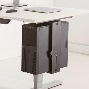 PC홀더 PH002 블랙 컴퓨터 테스크탑 본체 거치대