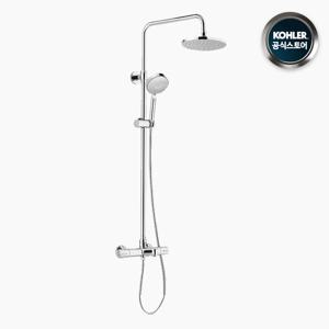 KOHLER 99742T-C9-CP 줄라이 벽붙이 해바라기 레인 샤워 수전