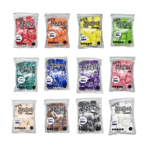 어린이 만들기 교육용 클레이 10g 30개입