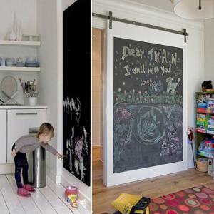 셀프 인테리어용 접착식 블랙 칠판 시트지 분필증정