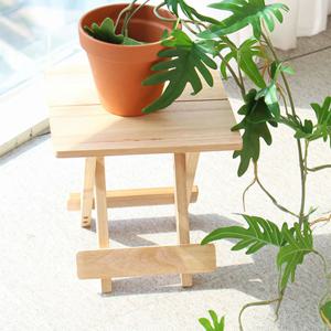 접이식 원목 인테리어 화분받침대 다용도 테이블 사각