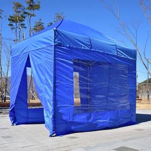 알루미늄스틸 투명풀세트 3X3 천막 우레탄벽면 투명창문천막