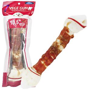 베게브랜드 대형견 개껌 미트 오리껌 25cm