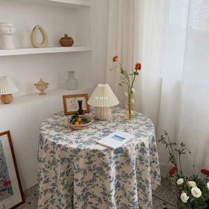 빈티지 린넨면 테이블 식탁보 피크닉매트 3size