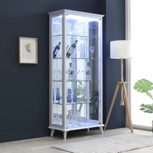 럭셔리 강화유리 장식장 (LED 조명 추가 가능)