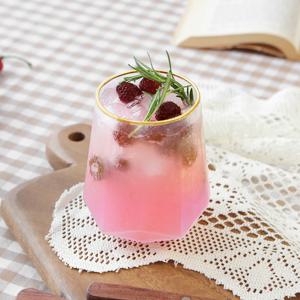 오로라 다이아 글라스 낮은형 550ml_2P세트 유리컵 커피잔 맥주잔(선물포장 가능)