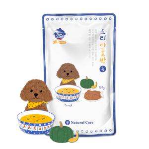 네츄럴코어 오리 단호박죽 120g 영양간식 강아지간식