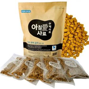 아침애사료 오리 연어 감자 1.8kg 수제 습식사료