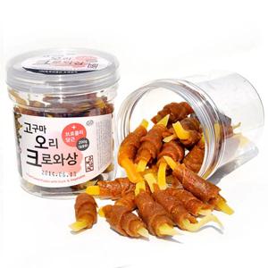 아침애 수제간식 고구마 오리고기 크로와상 200g
