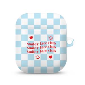 에어팟 1/2세대 하드 케이스 스마일리(키링포함)
