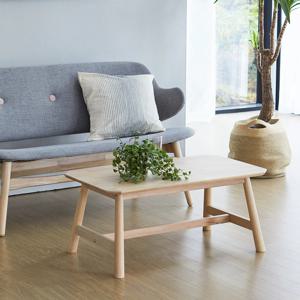 [리퍼]어반 고무나무 원목 소파 커피 테이블 1000