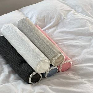 데이 순면 60수 거북목 경추베개 원형 메밀베개 속포함 - 5colors