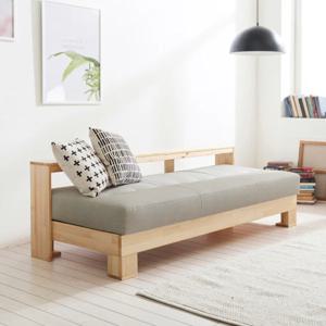 마카롱 천연면피 소가죽/패브릭 원목소파베드 1~4인용 3colors