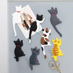 고양이 꼬리 자석후크 야옹이 걸이 마그넷후크 벽후크 7type