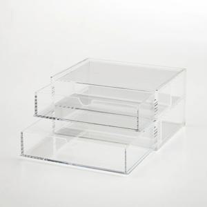 2단 서랍 아크릴 케이스 2size (악세사리보관함)