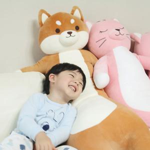 멍이 냥이 모찌 인형 바디필로우 롱쿠션 긴베개 꿀잠템