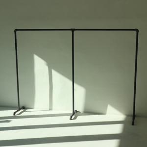 아다만트 와이드 높낮이조절 파이프 철제 행거 드레스룸 이동식 팝업 매장 행사용