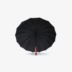 1085 16 패널 우드그립 곡자 대형 자동 장우산