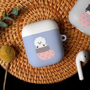 에어팟 1/2세대 하드 케이스 양말멍(키링포함)