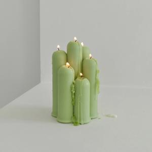 Tube stick candle - Multi wick (4color)