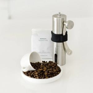 홈카페세트 프렌치프레스 350ml+커피원두그라인더+원두