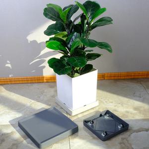 시크릿 사각 바퀴 이동식 화분받침대 공기청정기받침대(5size)