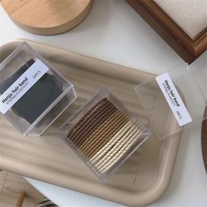 데일리 머리끈 헤어끈 머리고무줄 24P 2colors