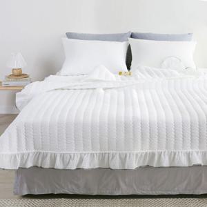 홀리 선염 시어서커 여름 프릴 차렵이불 S/K (2colors)