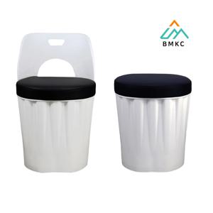 수납 원통의자 머핀 스툴 화장대의자 등유  4colors