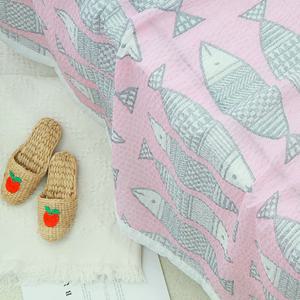 봄 여름 인견 시어서커 싱글 홑이불 홑겹 냉장고 냉감 여름이불 블랭킷 - 쿨 싸만코