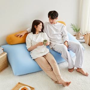 자유자재로 활용가능한 릴렉스 대형 빈백 소파+서포트 바디필로우