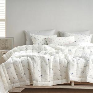 여름이불 릴 플라워 시어서커 이불세트 (SS,Q) (2colors)