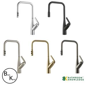 국산 거위목 주방 원홀 수전 유광 무광 BK-7042C 백조 싱크대 셀프교체 5colors