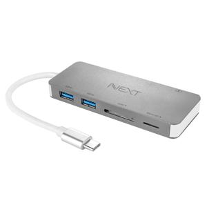 Type-C to USB/SD/MicroSD/PD리더기 아답터 NEXT-9715TC-PD