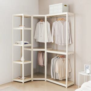 몬스터랙 드레스룸 코너 행거 2000 3단 철제 조립식 랙행거