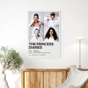 (3+1) 감성 빈티지 영화 포스터 액자 10. 프린세스 다이어리A